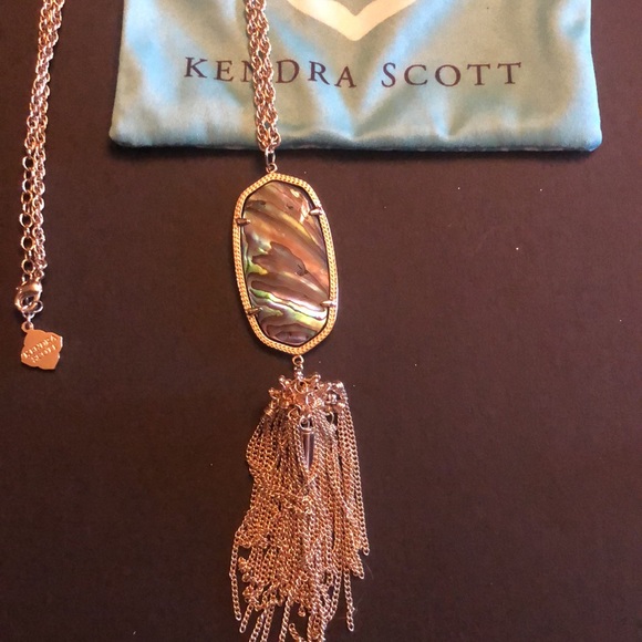 Kendra Scott signature abalone necklace - Picture 2 of 3